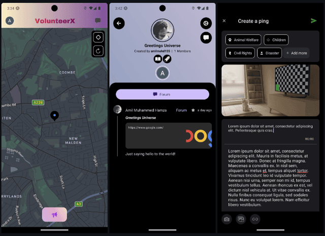 VolunteerX Client Github image